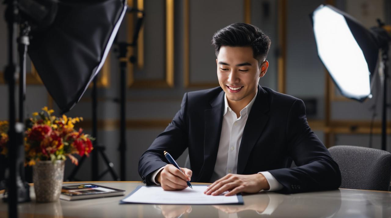 新生代演员苏晨正式签约91短视频，开启全新艺术征程